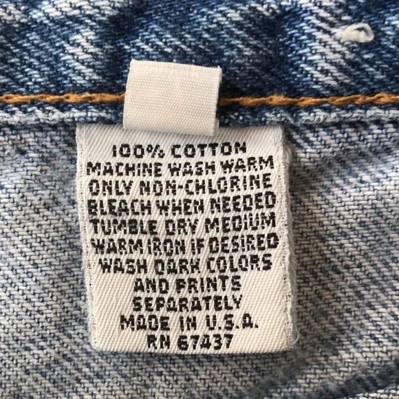 Vintage Sasson High Rise Well Worn Distressed Acid Wash Jeans Size 7 USA Made - Picture 9 of 14